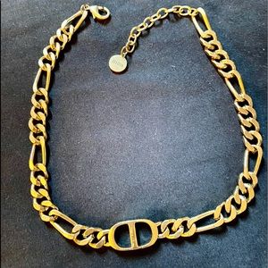 Dior gold necklace